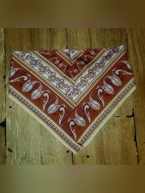 Brown & Yellow Paisley Bandana Tube Top